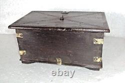 Vintage Indian Wooden Box Hand Crafted Beautiful Vanity Box