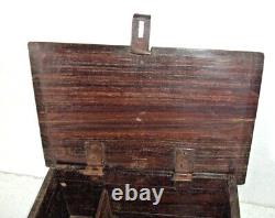 Vintage Indian Wooden Box Hand Crafted Beautiful Vanity Box