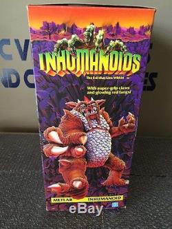 Vintage Inhumanoids Action Figure Nib Box Hasbro 1986 Metlar Giant Monster Lava