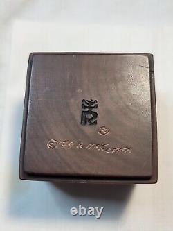 Vintage Inlayed Robert McKeown Wooded Trinket Box signed Circa 1979