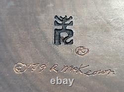 Vintage Inlayed Robert McKeown Wooded Trinket Box signed Circa 1979