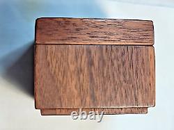 Vintage Inlayed Robert McKeown Wooded Trinket Box signed Circa 1979