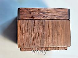 Vintage Inlayed Robert McKeown Wooded Trinket Box signed Circa 1979