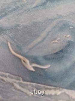 Vintage J W ROBERTS Incolay Stone Jewelry Box 1970's Senators Wife Gifted Ships