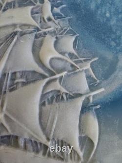 Vintage J W ROBERTS Incolay Stone Jewelry Box 1970's Senators Wife Gifted Ships