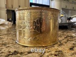 Vintage JD & S James Deakin & Sons Hallmark Copper Victorian Biscuit Box