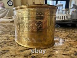 Vintage JD & S James Deakin & Sons Hallmark Copper Victorian Biscuit Box