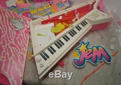 Vintage JEM STAR STAGE with cassette player set 1986 hasbro game BOXED