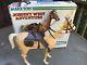 Vintage Jwa Johnny West Adventures Thunderbolt In Box With All Tack Horse Botw
