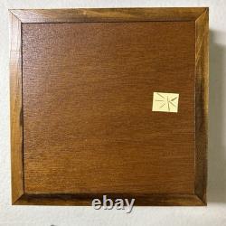 Vintage Japanese Cloisonné Jewelry Box Cattleya orchid Design