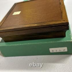 Vintage Japanese Cloisonné Jewelry Box Cattleya orchid Design