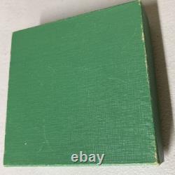 Vintage Japanese Cloisonné Jewelry Box Cattleya orchid Design