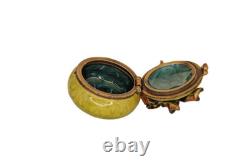 Vintage Jay Strongwater Flower Trinket Box