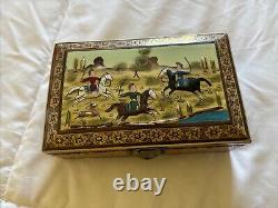 Vintage Jewelry Box Mosaic In Great Condition