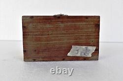 Vintage Jewelry Box Wooden With Inlay Work Christmas Gift Elephants With Palm