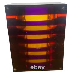 Vintage Jewelry Lucite Box Mid Century