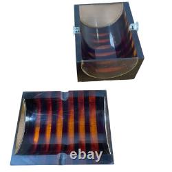 Vintage Jewelry Lucite Box Mid Century