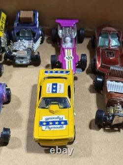 Vintage Johnny Lightning New 500 Indy Track Set #4301/6 Cars & Box 95% Complete