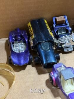 Vintage Johnny Lightning New 500 Indy Track Set #4301/6 Cars & Box 95% Complete