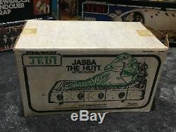 Vintage Kenner Star Wars Jedi Rotj Jabba The Hutt Unused Line Art Box Mib Htf