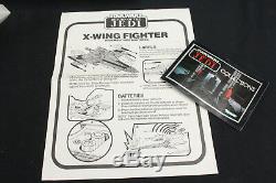 Vintage Kenner Star Wars RotJ Battle Damaged X-Wing Fighter Tested Working withBox