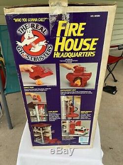 Vintage Kenner The Real Ghostbusters Firehouse HQ 1987 Playset With Box RARE