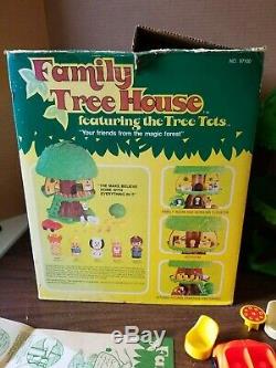 Vintage Kenner Tree Tots Family Tree House Dog Kennel Swing COMPLETE with BOX
