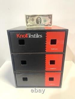 Vintage Knoll Textiles Storage Box With Drawers