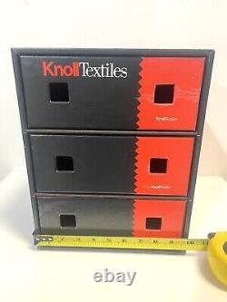 Vintage Knoll Textiles Storage Box With Drawers