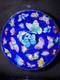 Vintage Korean Fine Silver Cloisonne Enamel Round Trinket Box
