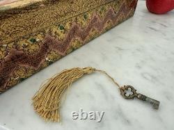 Vintage LARGE Gold FLORENTINE ITALIAN Wood Jewelry BOX Procession of the Magi