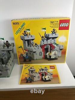 Vintage LEGO Knight's Castle 6073 withBox, and Instructions Excellent 100%