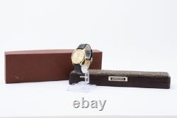 Vintage LONGINES Lyre L4.759.2 Gold 35mm Quartz Men's Watch Excellent Box JAPAN