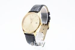Vintage LONGINES Lyre L4.759.2 Gold 35mm Quartz Men's Watch Excellent Box JAPAN