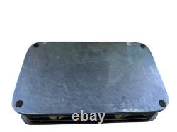 Vintage Large Dante Nautical Blue Incolay Stone Jewelry Box Casekt Clipper Ship