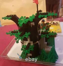 Vintage Lego Castle 6066 Forest men Camouflaged Outpost 1987 Boxed + instruction