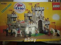 Vintage Lego King's Castle 6080 Boxed instructions Used almost complete PA420