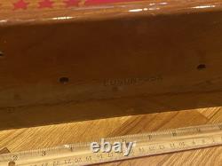 Vintage Liberty Wood Storage Box Desktop File Box -sailboat Box-edson USA