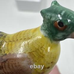 Vintage Limoges France Pheasant Trinket Box Chamart Bird Cottagecore
