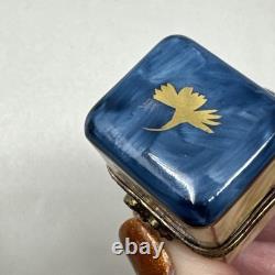 Vintage Limoges France Trinket Box Chamart Chest & Perfume Bottle Cottagecore