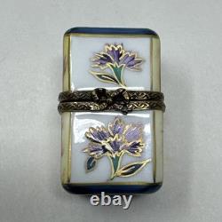 Vintage Limoges France Trinket Box Chamart Chest & Perfume Bottle Cottagecore