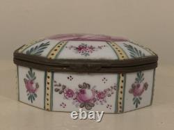 Vintage Limoges Hand-painted Porcelain Trinket Box