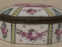 Vintage Limoges Hand-painted Porcelain Trinket Box