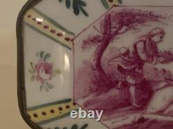 Vintage Limoges Hand-painted Porcelain Trinket Box