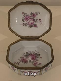 Vintage Limoges Hand-painted Porcelain Trinket Box