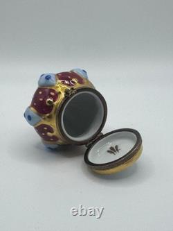 Vintage Limoges King's Crown Trinket Box