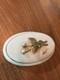 Vintage Limoges Oval White Silver Pearls Trinket Box France