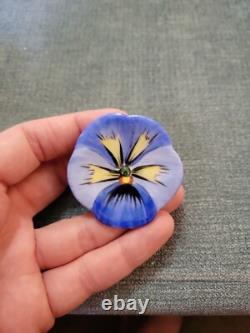 Vintage Limoges Peint Main Flower Trinket Box