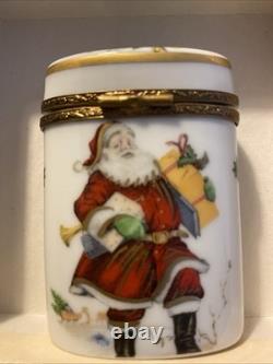 Vintage Limoges Rahausse Christmas Tree Tinker Box