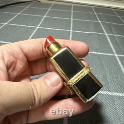 Vintage Limoges Red Lipstick Trinket Box Peint Main France w Gold Gilding Signed